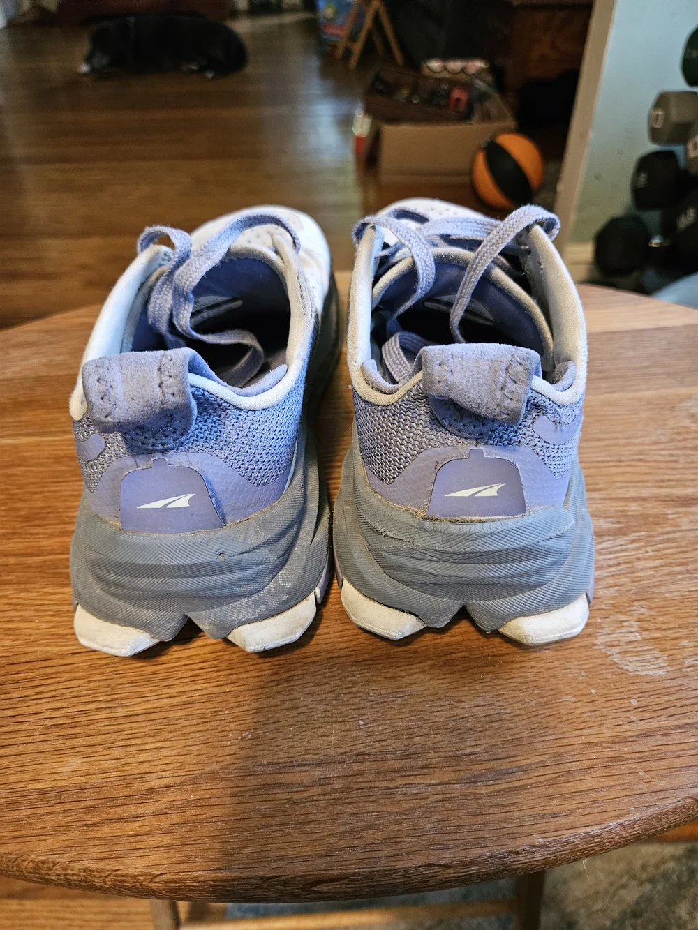 Altra Olympus 6 Women's 9 Gray Blue Trail Running Shoes Vibram Hiking AL0A85NK24